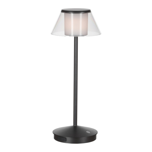 K5 Portable Lantern, 2W LED, 3000K, 230lm, IP54, USB Charging Cable Included, Black, 3yrs Warranty - image 1