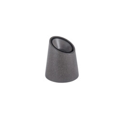 Fox Outdoor Pedestal Light Dark Grey Sandstone Glass LED GU10 1x7W IP65 - thumbnail 1