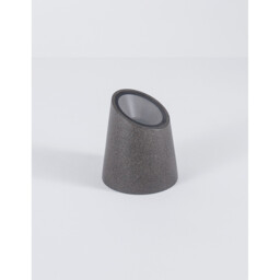 Fox Outdoor Pedestal Light Dark Grey Sandstone Glass LED GU10 1x7W IP65 - thumbnail 3