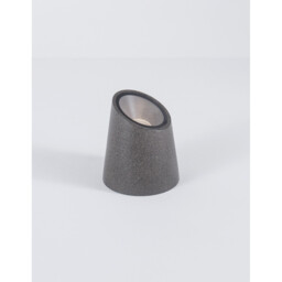 Fox Outdoor Pedestal Light Dark Grey Sandstone Glass LED GU10 1x7W IP65 - thumbnail 5