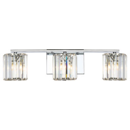 Quoizel Divine Wall Lamp Polished Chrome, IP44 - thumbnail 1