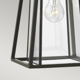 Walker 1 Light Medium Outdoor Wall Lantern Bronze IP44, E27 - thumbnail 3