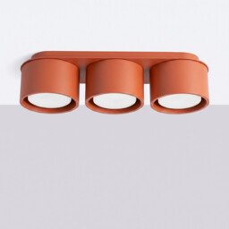 Modo Surface Mounted Downlight Red Ochre 3x GX53 - thumbnail 2