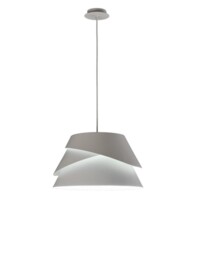 Alboran Dome Ceiling Pendant Medium 1x40W (No Inc), Alumimium, Iron - thumbnail 1