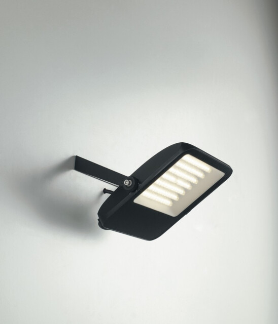 TAURUS Outdoor LED Flood Light Black, IP65 8400lm 6500K 24.9x22.9x4.8cm - image 1