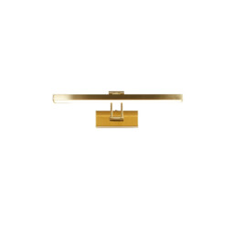 Rhodes 40cm Picture Light Satin Brass Metal - thumbnail 1