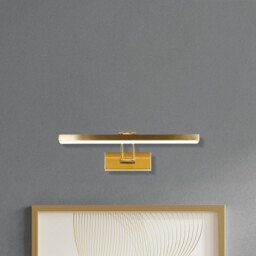 Rhodes 40cm Picture Light Satin Brass Metal - thumbnail 2