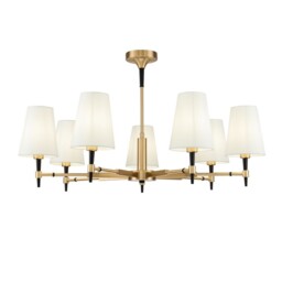 Zaragoza Chandelier Brass, 7 Light, E14 - thumbnail 5
