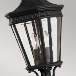 Cotswold Lane 2 Light Medium Outdoor Ceiling Chain Lantern Black, E14 - thumbnail 5