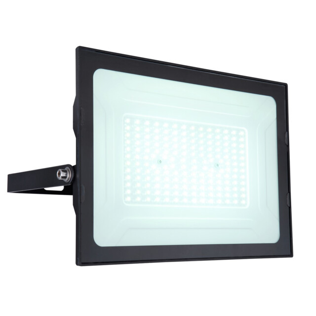 Helga I 14500lm Outdoor Flood Light Black IP44 Clear Glass Shade LED 6000K - image 1