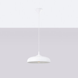 Gina 38cm Dome Pendant Ceiling Light White - thumbnail 3