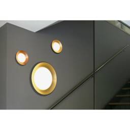 Side Led Black / Gold Ceiling Lamp 20W - thumbnail 3
