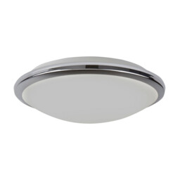 LED Bathroom Ceiling Flush Light Chrome IP44 - thumbnail 2