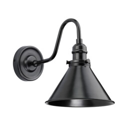 Provence 1 Light Indoor Dome Wall Light Old Bronze, E27 - thumbnail 1