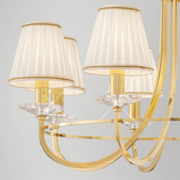 Imperial Classic 5 Arm Chandelier English Brass, 5x E14 - thumbnail 3