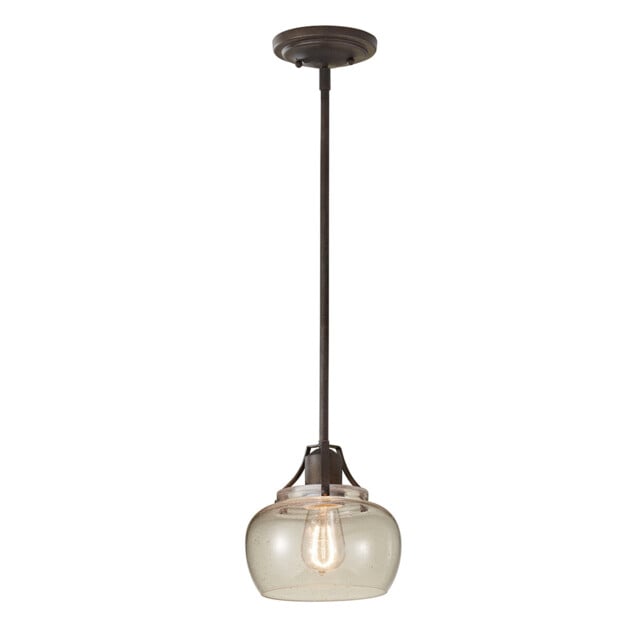 Urban Renewal 1 Light Dome Ceiling Mini Pendant Rust, Iron, E27 - image 1
