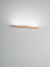 Ribot Integrated LED Wall Light Oak Glass - thumbnail 2