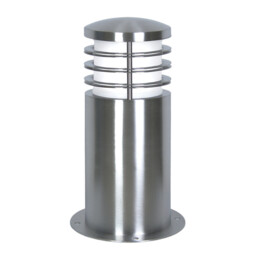 Sandbanks 1 Light Outdoor Mini Bollard Light Stainless Steel IP44, E27 - thumbnail 1
