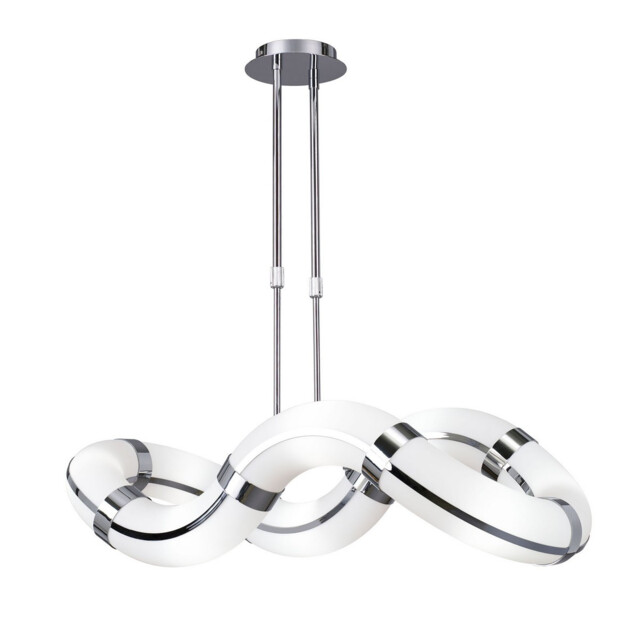 Guss Telescopic GU10 8 Light L1/SGU10 Oval Curved, Polished Chrome - image 1