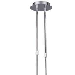 Guss Telescopic GU10 8 Light L1/SGU10 Oval Curved, Polished Chrome - thumbnail 3