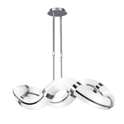Guss Telescopic GU10 8 Light L1/SGU10 Oval Curved, Polished Chrome - thumbnail 1