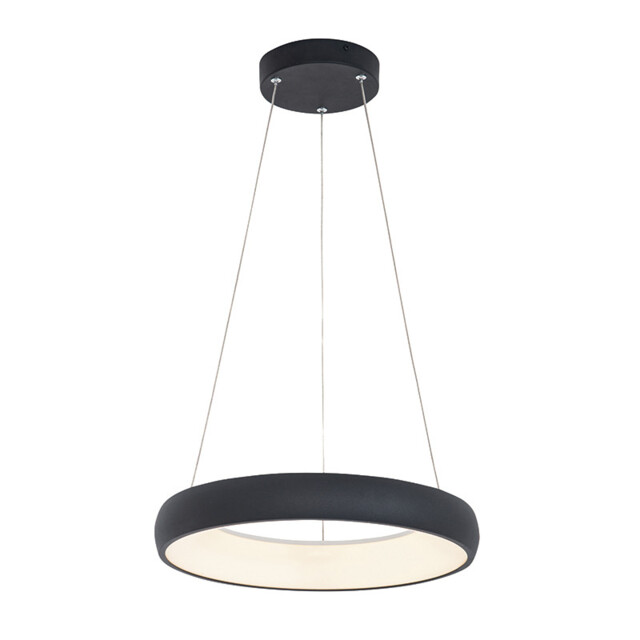 Kampos 40cm Pendant Ceiling Light Sandy Black LED 3000K Dimmable - image 1