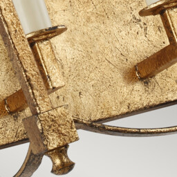 Feiss Thayer Candle Wall Lamp Antique Gold - thumbnail 5