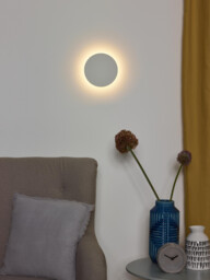 Eklyps Led Modern Wall Light - Ø 15cm - LED - 1x6W 3000K - White - thumbnail 5