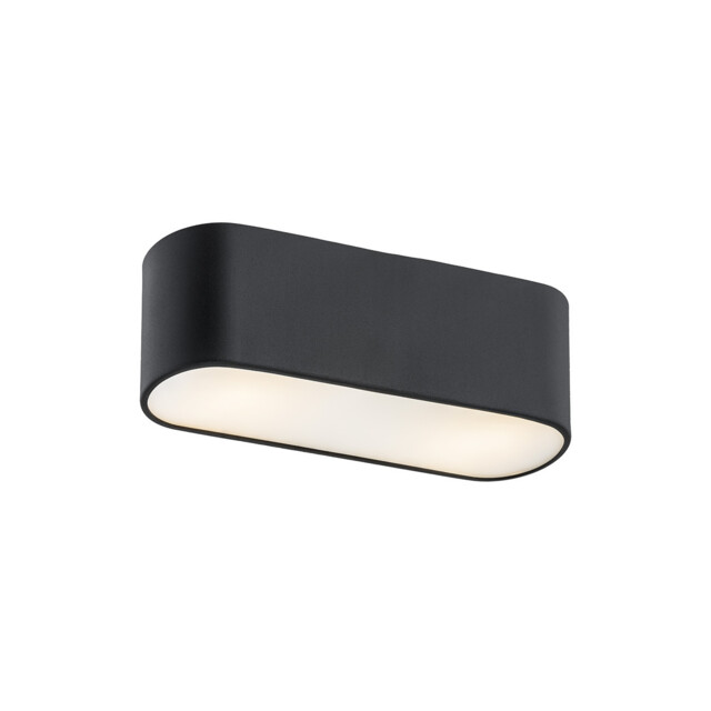 Toni Surface Mounted Downlight Milky, Black Structure 30cm - image 1