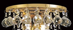 Atla Wall Lamp Switched 2 Candle Light French Gold, Crystal - thumbnail 5