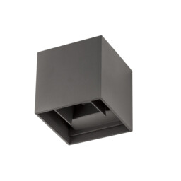 Como 2 Light Outdoor Up Down Wall Lamp Dark Grey Aluminium LED 2x3W 510Lm 3000K  Adjustable IP54 - thumbnail 1