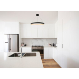 Niseko II Ring Pendant 90cm 66W LED, 2700K-5000K Tuneable, 5440lm, Remote Control, Black, 3yrs Warranty - thumbnail 5