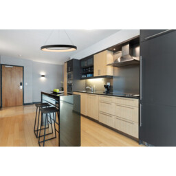 Niseko II Ring Pendant 90cm 66W LED, 2700K-5000K Tuneable, 5440lm, Remote Control, Black, 3yrs Warranty - thumbnail 3