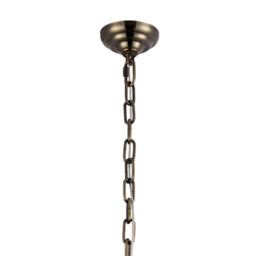 Coniston Tall Acorn Pendant, 20 Light E14, Antique Brass/Crystal, Item Weight: 48.30kg - thumbnail 5