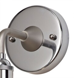 Irondequoit Wall Lamp 1 Light E27 IP65 Exterior Titanium Silver, Polished Chrome - thumbnail 5