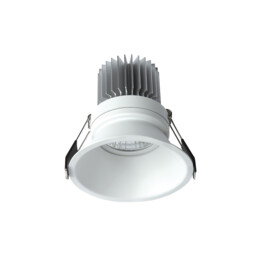 Formentera Recessed Downlight 10.8cm Round 12W COB LED 3000K, 1020lm, Matt White, Driver Included, 3yrs Warranty - thumbnail 3
