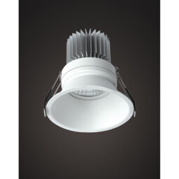 Formentera Recessed Downlight 10.8cm Round 12W COB LED 3000K, 1020lm, Matt White, Driver Included, 3yrs Warranty - thumbnail 2