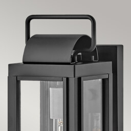 Hinkley Sag Harbor Outdoor Wall Lantern Black, IP44 - thumbnail 2