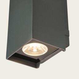 Zambelis Outdoor Up Down Wall Lamp Graphite LED 3000K IP65 - thumbnail 3