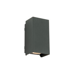 Zambelis Outdoor Up Down Wall Lamp Graphite LED 3000K IP65 - thumbnail 1