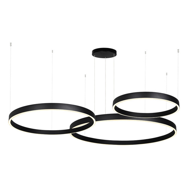 Zorya 60-80-100cm Pendant Ceiling Light Sandy Black LED 3000K Dimmable - image 1