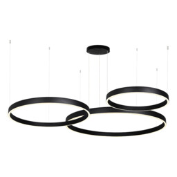 Zorya 60-80-100cm Pendant Ceiling Light Sandy Black LED 3000K Dimmable - thumbnail 1
