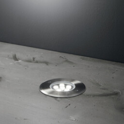 LED Outdoor Recessed Floor & Decking Light Steel IP67, 3000K - thumbnail 2