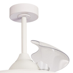 Alaska 60W LED Dimmable Ceiling Light With Built-In 30W DC Fan, 2700-5000K Remote & APP Control, 3300lm, White, 5yrs Warranty - thumbnail 3