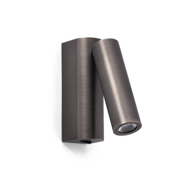 Rob LED Indoor Wall Reading Light Bronze - image 1