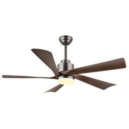 Modesto Ceiling Fan Grey, Dark Brown Blades, Remote Control, LED 2700/6500K - thumbnail 5