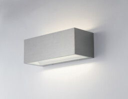 TWIN LED 2 Light Up Down Light Nickel, IP54 3000lm 4000K 30x10.8x12cm - thumbnail 2