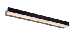 Alexa Modern Wall Light Bathroom - LED - 1x8W 3000K - IP44 - Black - thumbnail 1