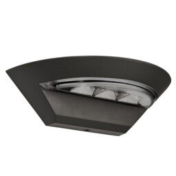 LED Outdoor Aluminium Wall Light Grey IP44 - thumbnail 2