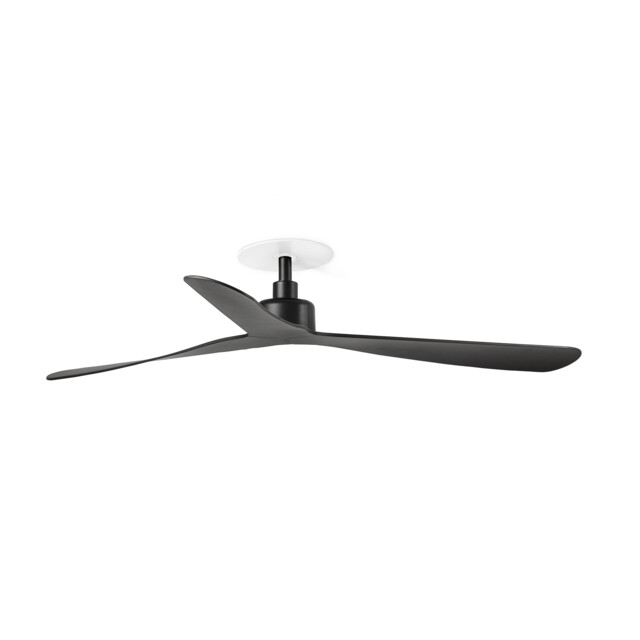 Rocker Recessed 132cm Ceiling Fan Matt Black - image 1